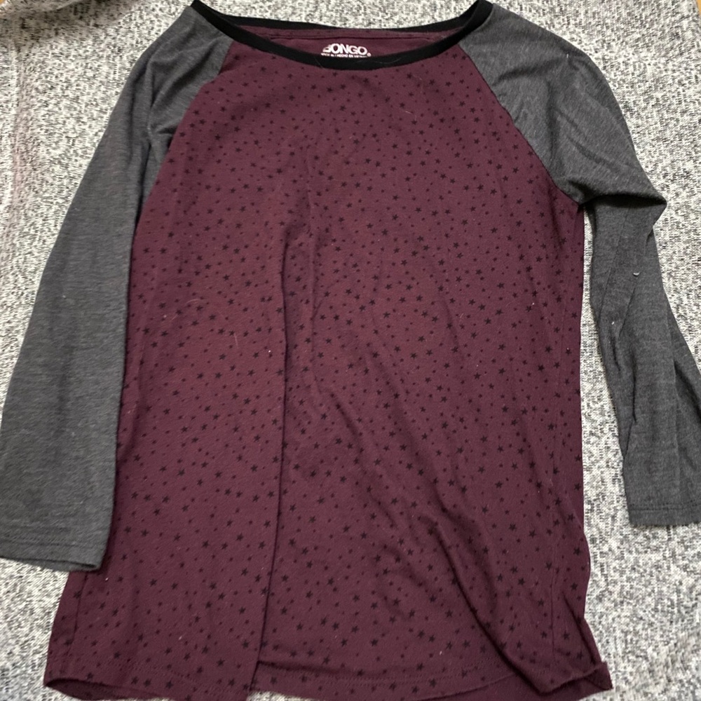 3/4 sleeve baseball tee